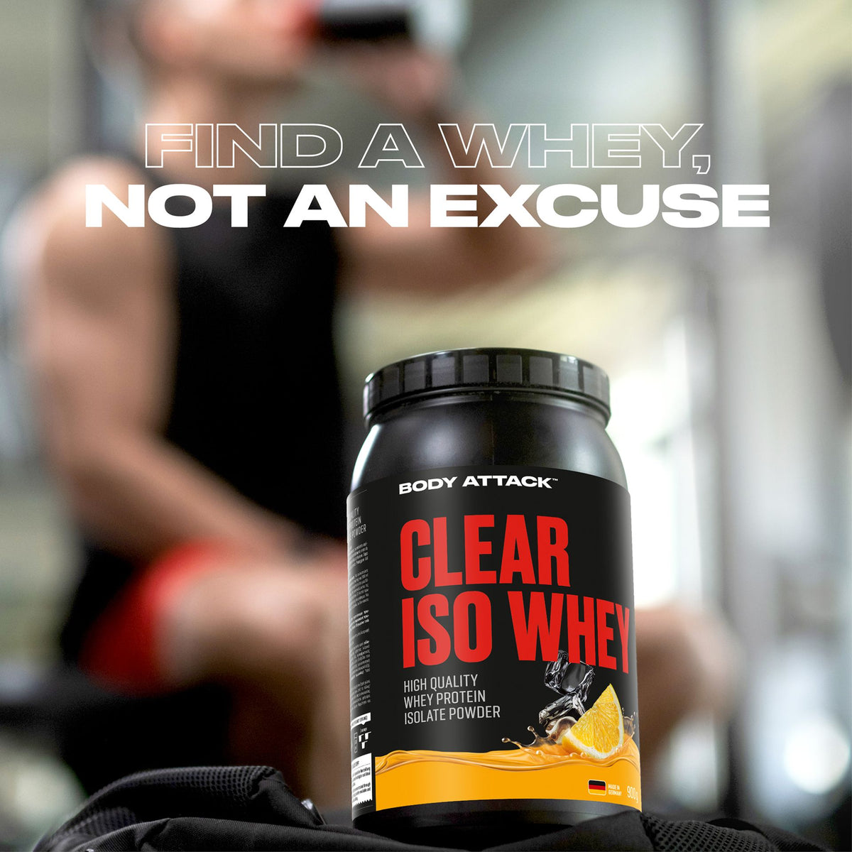 Body Attack Clear Iso Whey – 900 g