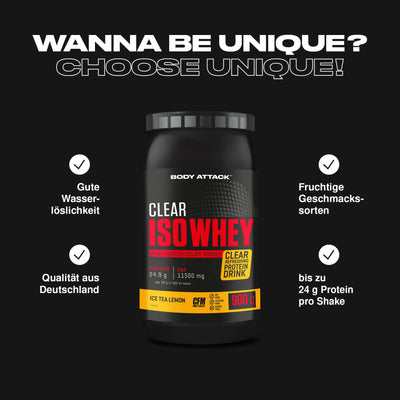 Body Attack Clear Iso Whey – 900 g