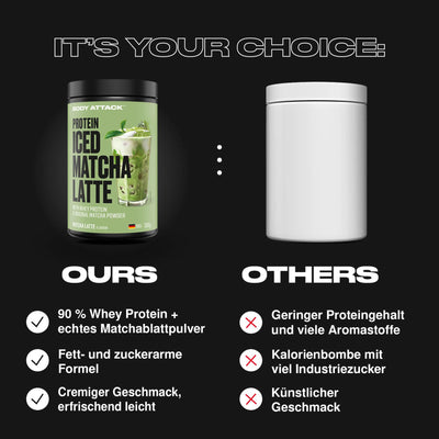 Body Attack Protein Iced Matcha Latte – 500 g