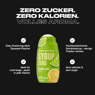 Body Attack Syrup Zero – 65 ml
