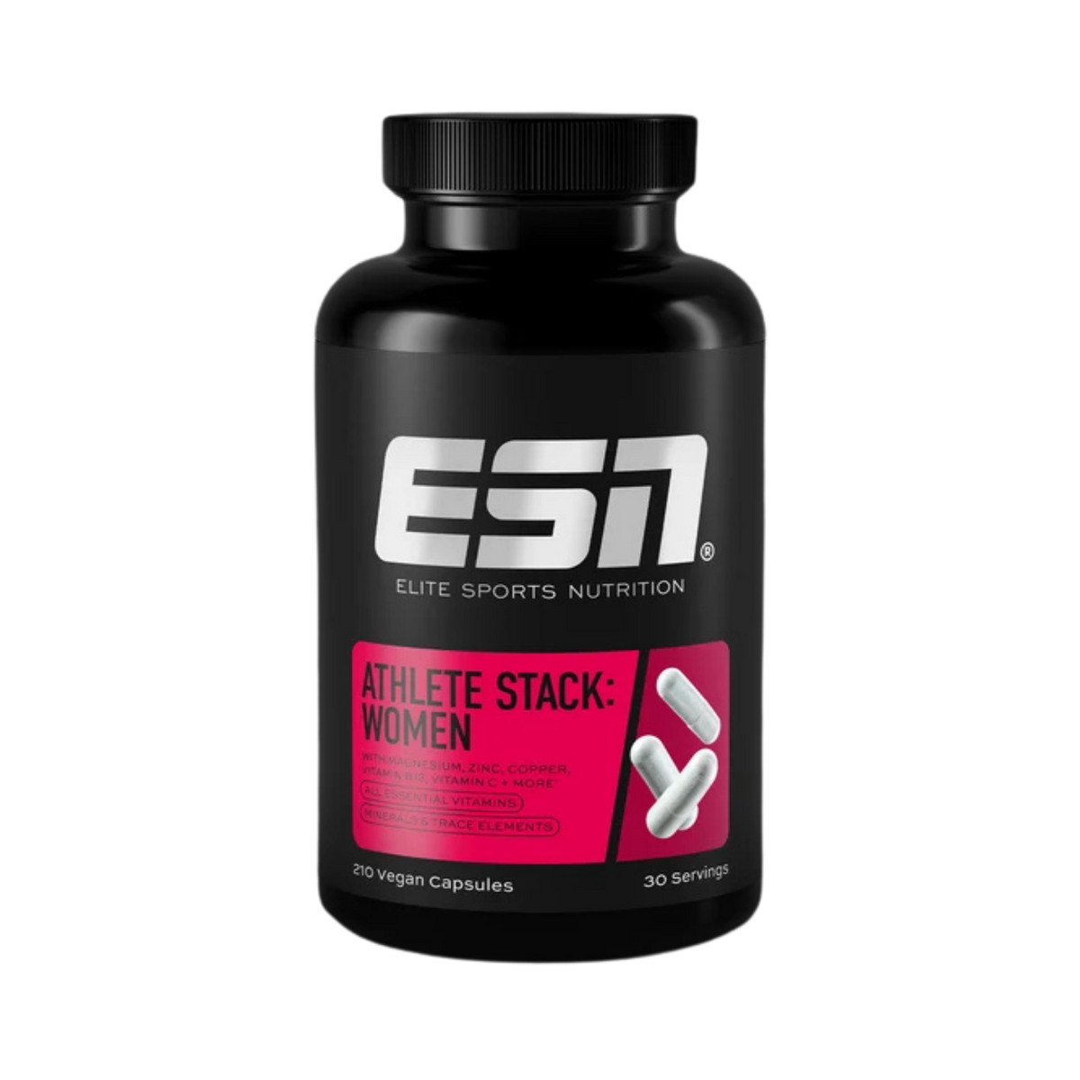 ESN Athlete Stack Women – 210 Kapseln