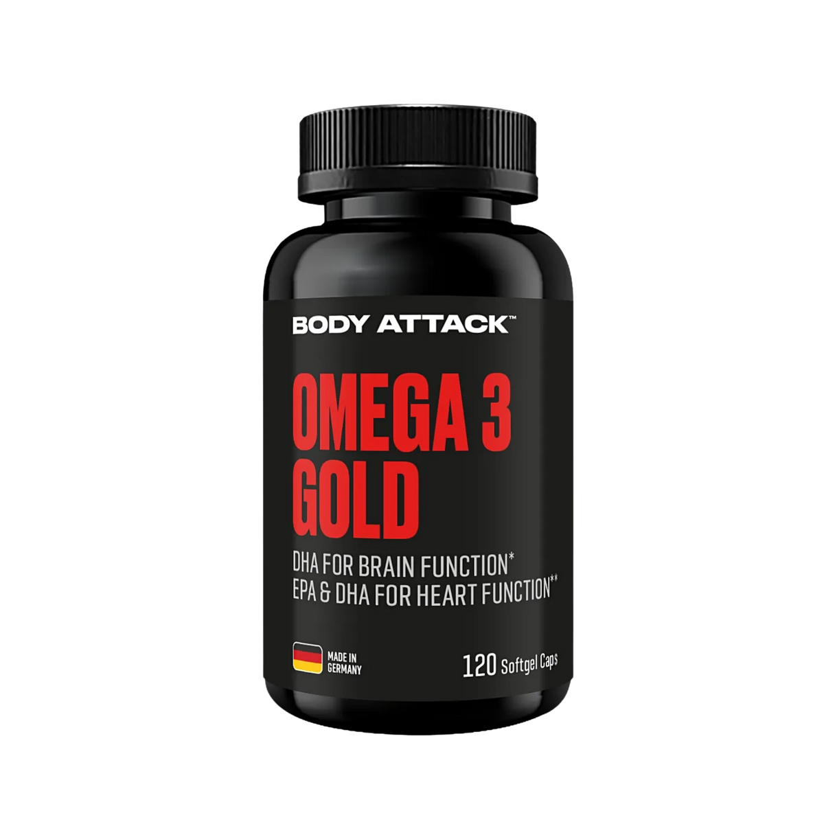 Body Attack Omega 3 Gold – 120 Kapseln