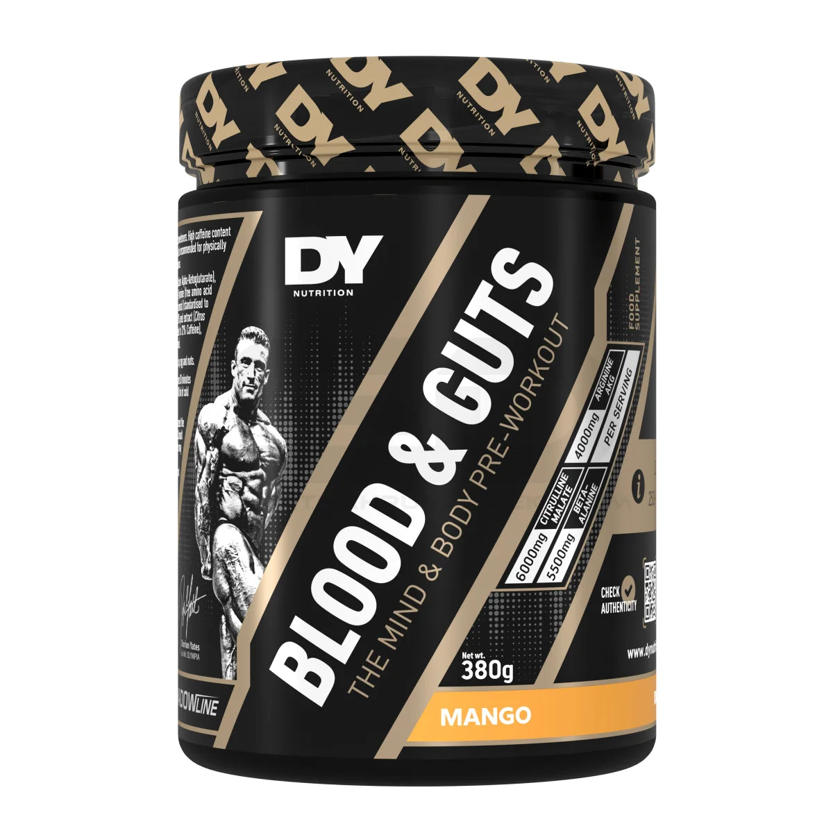 DY Nutrition Blood & Guts Pre-Workout 380 g